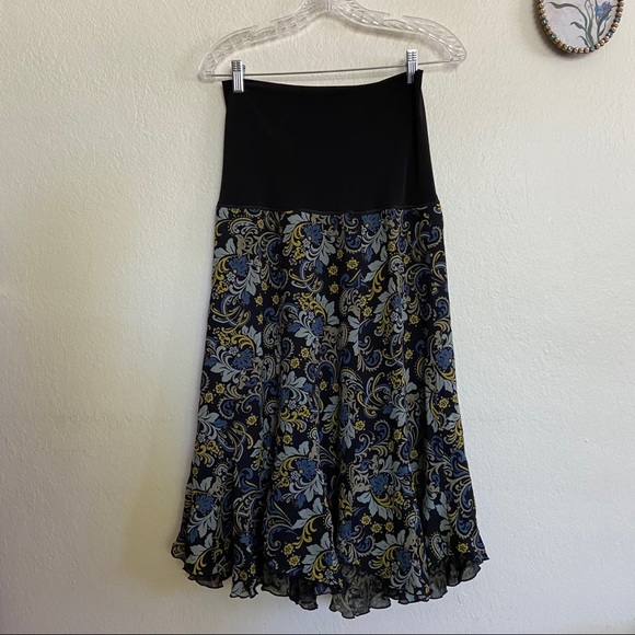 CAbi Floral Reversible Skirt - Picture 2 of 13